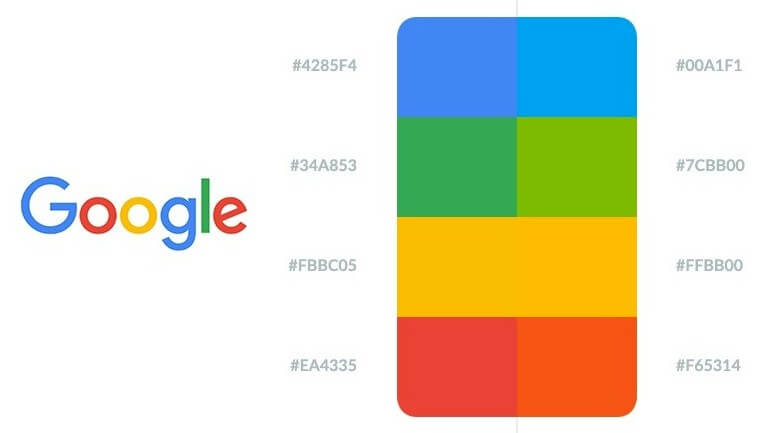 How Many Different Colors Are There In The Google Logo